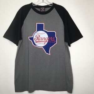 Vintage T Shirt Texas Rangers Baseball Size XL‎ Cooperstown Collection Majestic